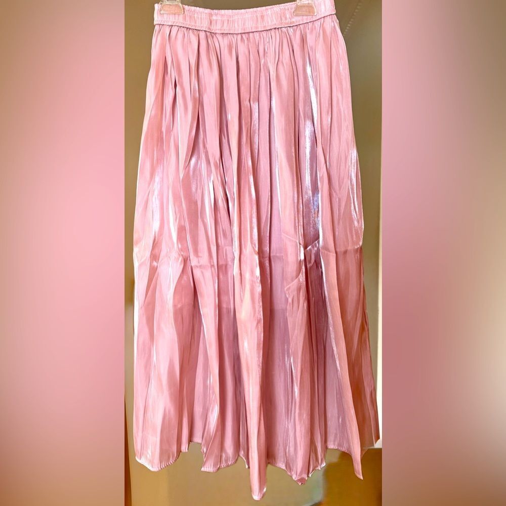 Elegant Pink Flair Women's Skirt XXS